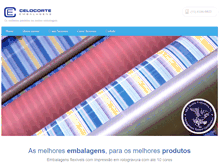Tablet Screenshot of celocorteembalagens.com.br